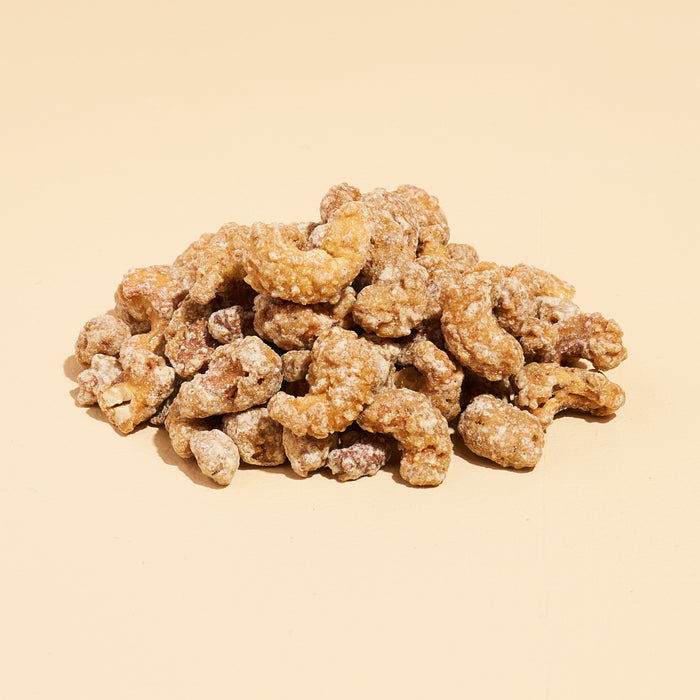 New Orleans Praline Cashews Half Size Tube