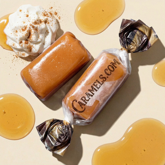 Butter Rum Caramels Half Size Tube