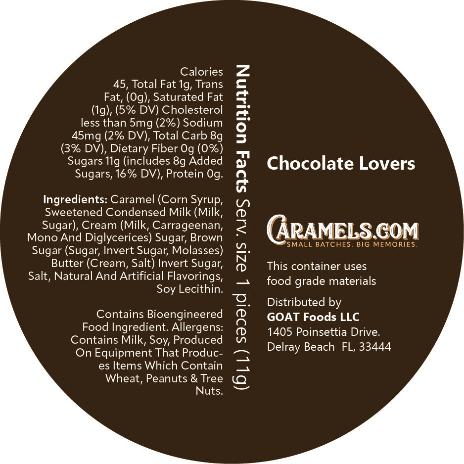 Chocolate Brownie Caramels