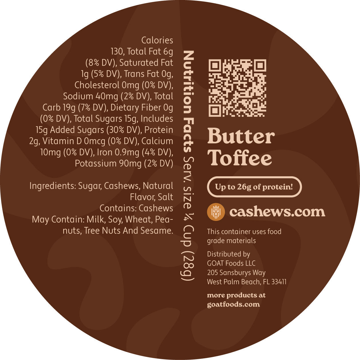 Butter Toffee Cashews