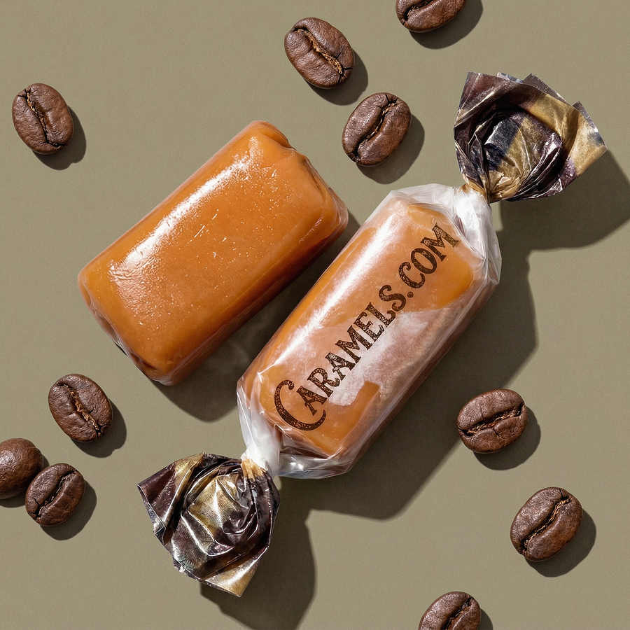 Coffee Caramels Half Size Tube