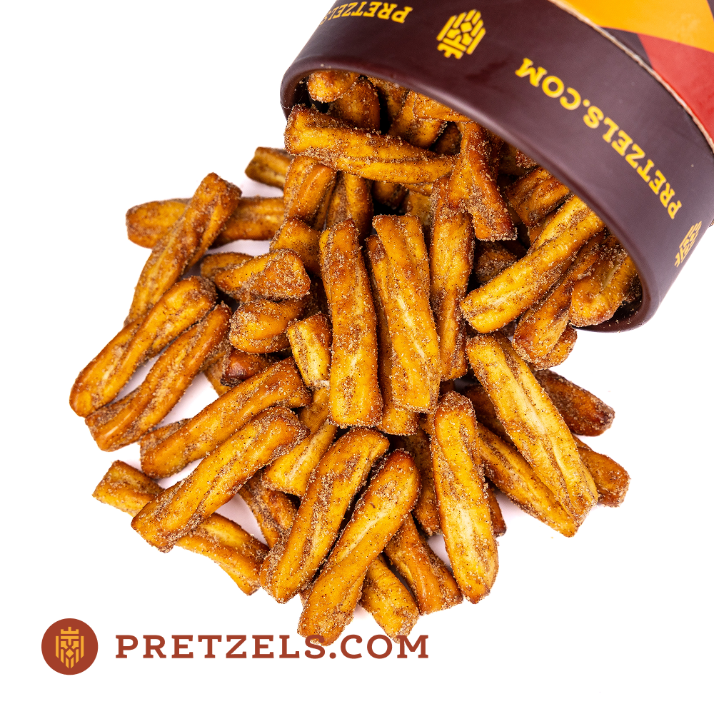 Buttered Cinnamon Sugar Pretzels