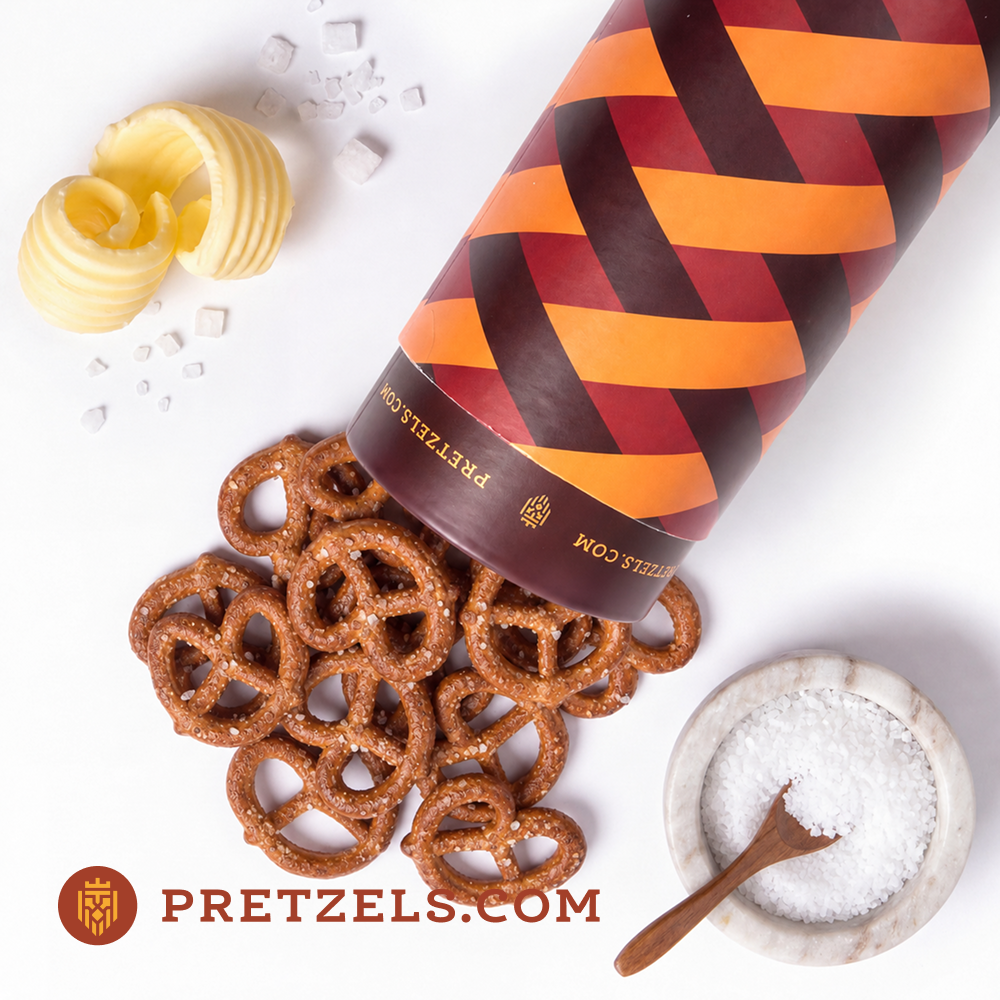 Sourdough Buttered Sea Salt Pretzels