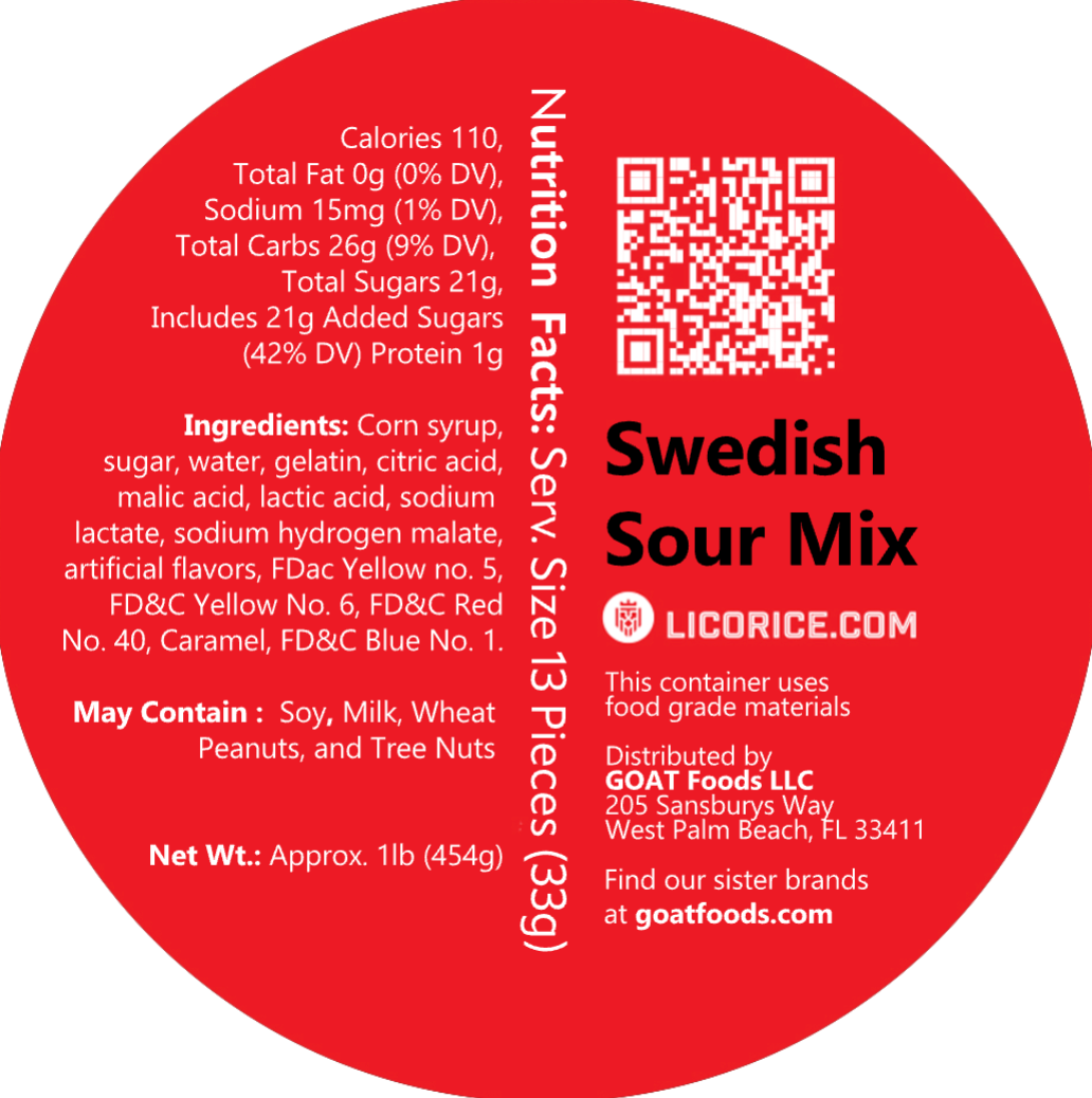 Swedish Sour Mix Licorice