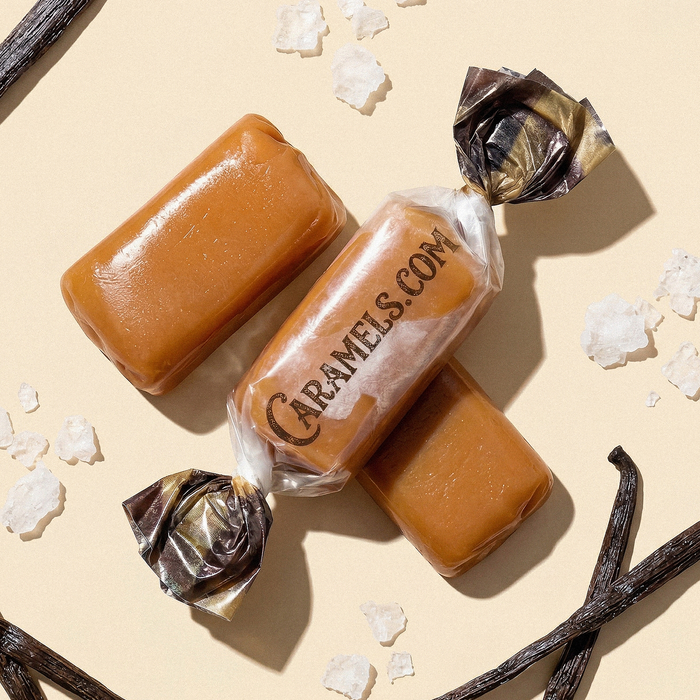 Sea Salt Vanilla Caramels Half Size Tube