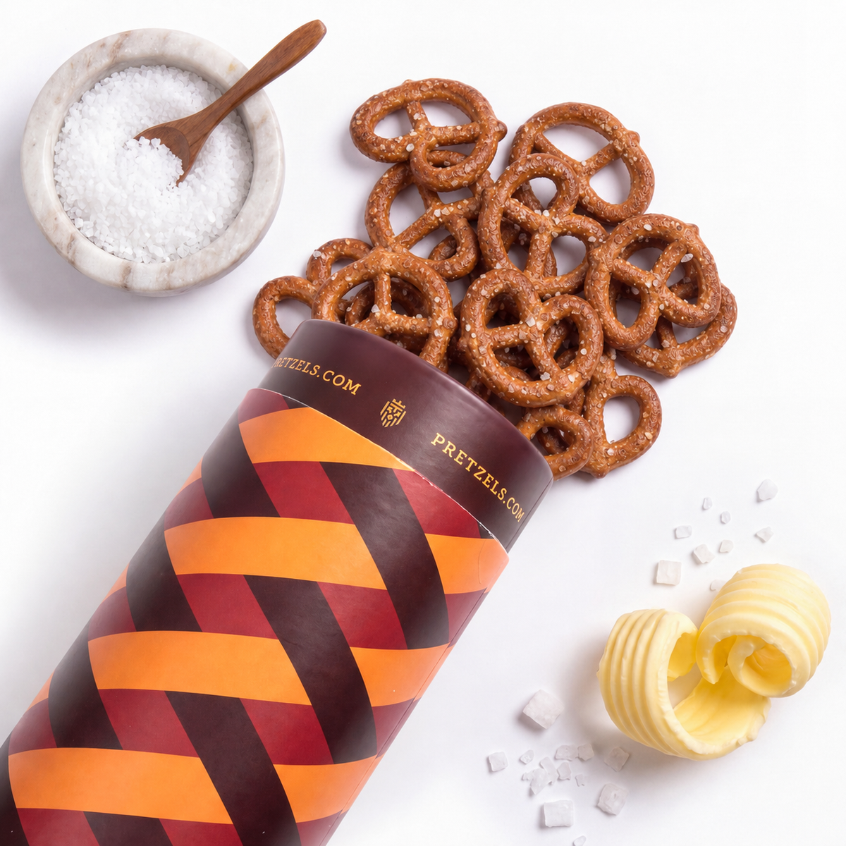 Sourdough Buttered Sea Salt Pretzels